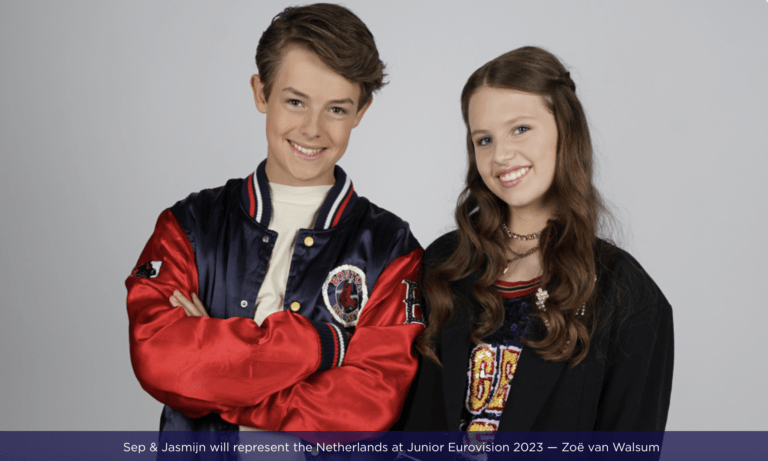 Sep Jasmijn Netherlands Junior Eurovision 2023